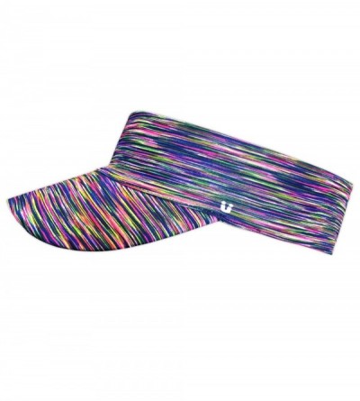 Headbands Sporty Visor Headwrap- Super stretchy and comfy- One Size- Assorted Colors (1-Count) - C912N7CB2V6 $10.47