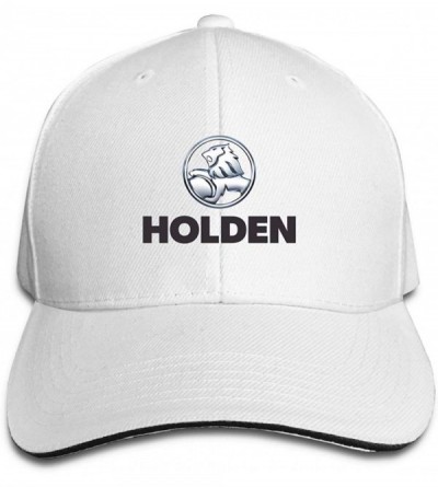 Baseball Caps Design Holden Automobile Logo Cotton Peak Cap for Womens Black - White - C6192WH0UI4 $28.55