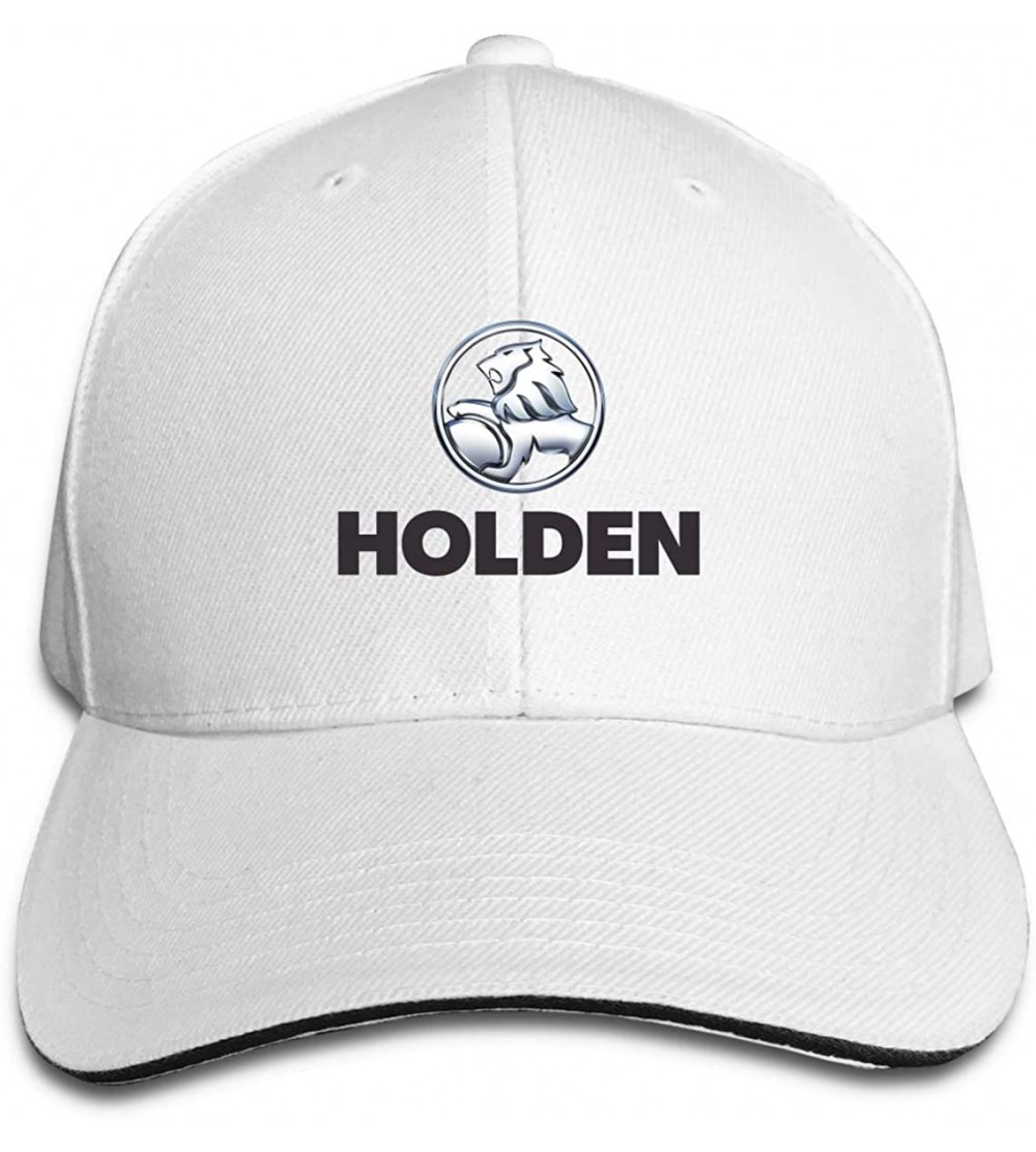 Baseball Caps Design Holden Automobile Logo Cotton Peak Cap for Womens Black - White - C6192WH0UI4 $15.12