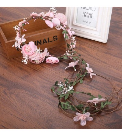 Headbands Headpiece Adjustable Photography Decoration - pink-A - CO18LS4MIW7 $15.54