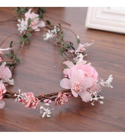 Headbands Headpiece Adjustable Photography Decoration - pink-A - CO18LS4MIW7 $15.54