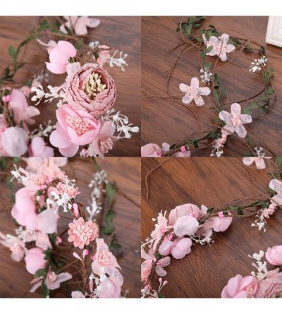 Headbands Headpiece Adjustable Photography Decoration - pink-A - CO18LS4MIW7 $15.54