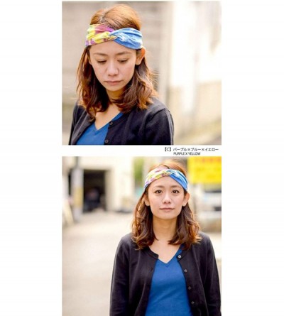 Headbands Charm Womens Headband Running Bandana - Mens Workout Elastic Head Sweat Band - D - CG11XX9PCKZ $13.70