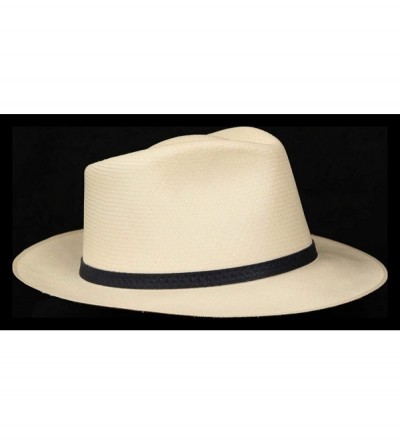 Cowboy Hats (1" & .5") Embossed Patterned Leather Panama Hat Band - "Black Weave .5""" - C618KC67ELI $7.19