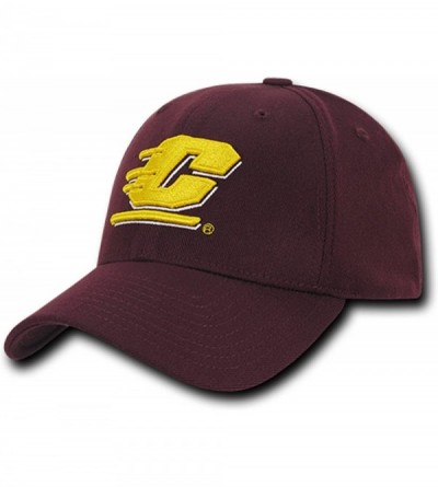 Baseball Caps University Central Michigan Chippewas Matadors NCAA Flex Baseball Fitted Fit Ball Cap Hat - C318D54QZNA $52.14