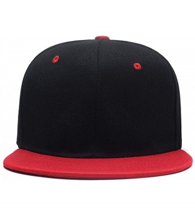 Baseball Caps Custom Ponytail Baseball Cap Personalized Messy Bun Hat Mesh Visor Trucker Hat - Hip-hop Red-1 - C418GZGAL5Y $1...