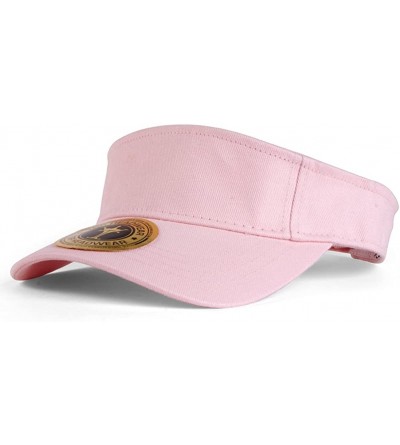 Visors Blank Adjustable Visors - 12-Pack - Light Pink - C9127DPNWVP $40.69