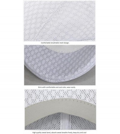 Newsboy Caps Men's Women's Breathable Mesh Solid Color Berets Newsboy Hat - White - C918EQ33CLG $15.22