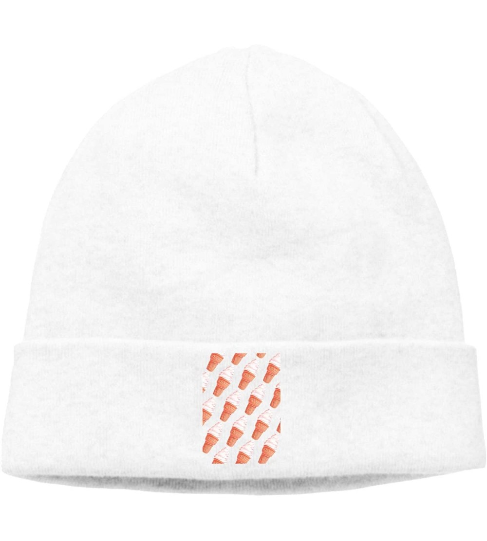 Skullies & Beanies Unisex Ice Creams Hats for Mens Women Hip Hop Hats Boys & Girls-Fall and Winter Wear - Ice Creams2 - C818N...