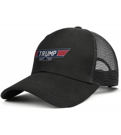 Baseball Caps Mens Style Snapbacks Cap Trump 2020 NO More BILLSHIT Visor Hats - Trump 2020 Star-33 - CU18UX5YRU5 $15.00