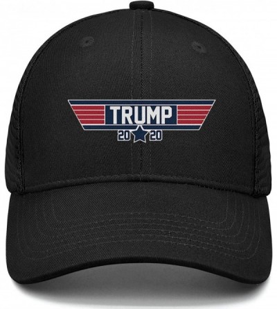 Baseball Caps Mens Style Snapbacks Cap Trump 2020 NO More BILLSHIT Visor Hats - Trump 2020 Star-33 - CU18UX5YRU5 $15.00