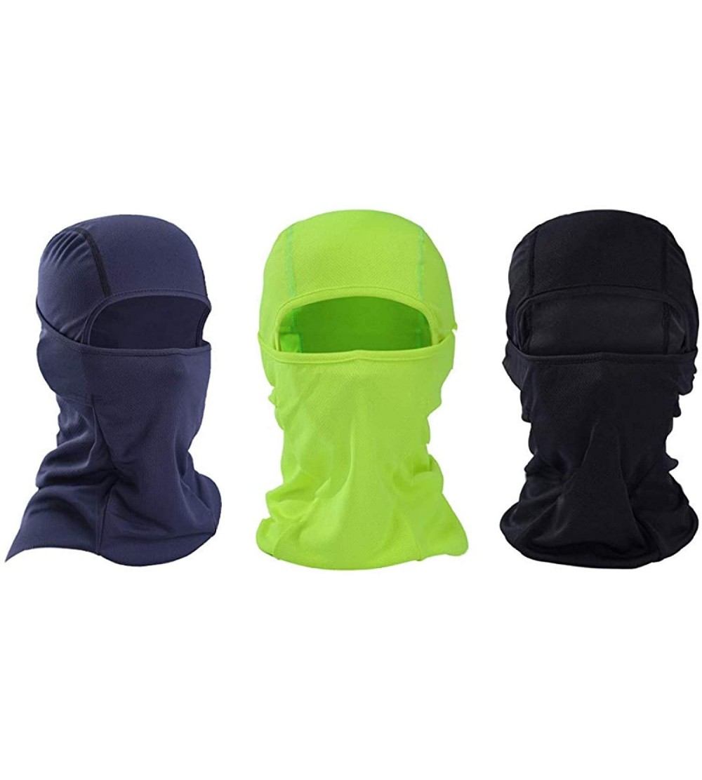 Balaclavas Balaclava Windproof Ski Mask Motorcycle Neck Breathable Tactical Hood Travelling Outdoor Sports - 3pack-2 - CY180D...