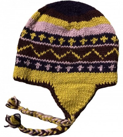 Skullies & Beanies Beanie Hats Women Men Fleece Lined Knit Wool Thick Ski Trapper Winter Hats - S/M - Multi Gr 4 - CK11I2D6RZ...