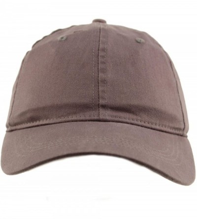 Baseball Caps Everyday Unisex Cotton Dad Hat Plain Blank Baseball Adjustable Ball Cap - Dk. Gray - C312OC08633 $9.29