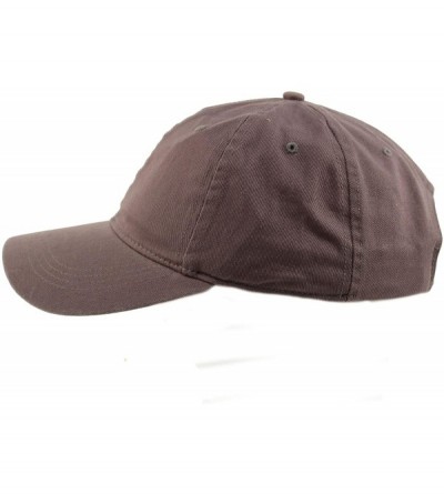 Baseball Caps Everyday Unisex Cotton Dad Hat Plain Blank Baseball Adjustable Ball Cap - Dk. Gray - C312OC08633 $9.29