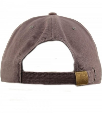 Baseball Caps Everyday Unisex Cotton Dad Hat Plain Blank Baseball Adjustable Ball Cap - Dk. Gray - C312OC08633 $9.29