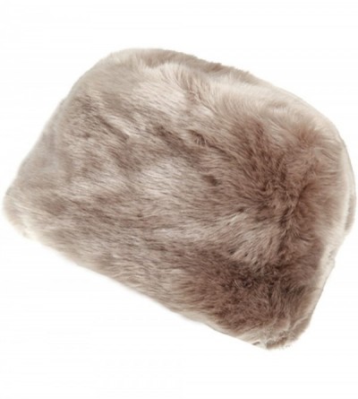Bomber Hats Women Winter Faux Fur Russian Cossack Style Hat - Khaki - CI12O4TTK2N $15.13