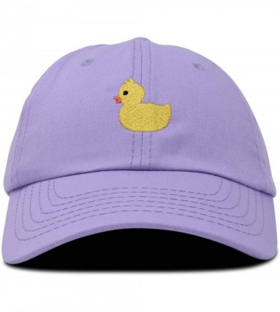 Baseball Caps Cute Ducky Soft Baseball Cap Dad Hat - Xxs / Xs / S - Lavender - CT18LXQLG9A $10.55