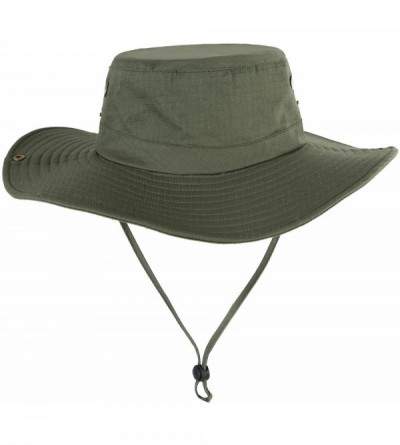 Sun Hats Unisex Wide Brim Camouflage Boonie Hats Military - Army_green - CG18NUDW0SI $26.72