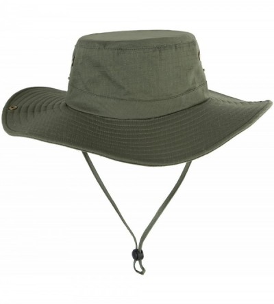 Sun Hats Unisex Wide Brim Camouflage Boonie Hats Military - Army_green - CG18NUDW0SI $16.74