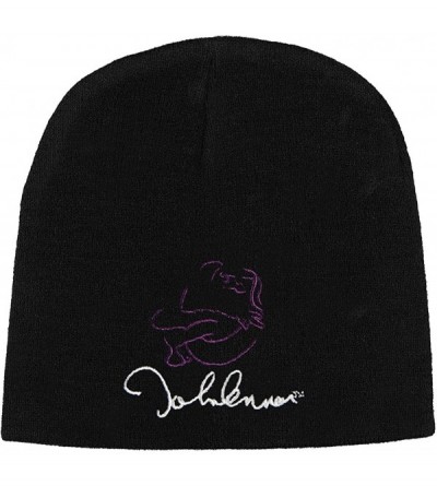 Skullies & Beanies Men's Peacelove Beanie Black - CU11DNTRF55 $21.85