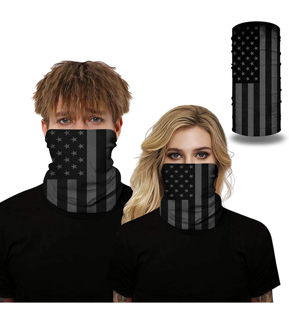 Balaclavas 2 Pcs Face Bandanas Mens Womens Headband Shield Scarf Neck Gaiters - Color a - C9198H4ADQ5 $12.95