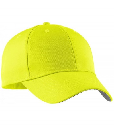 Skullies & Beanies Enhanced Visibility Solid Caps in Safety Orange or Yellow - Safety Yellow - CS11SNL9VRN $14.90