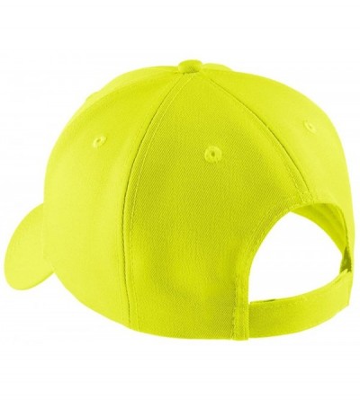 Skullies & Beanies Enhanced Visibility Solid Caps in Safety Orange or Yellow - Safety Yellow - CS11SNL9VRN $14.90