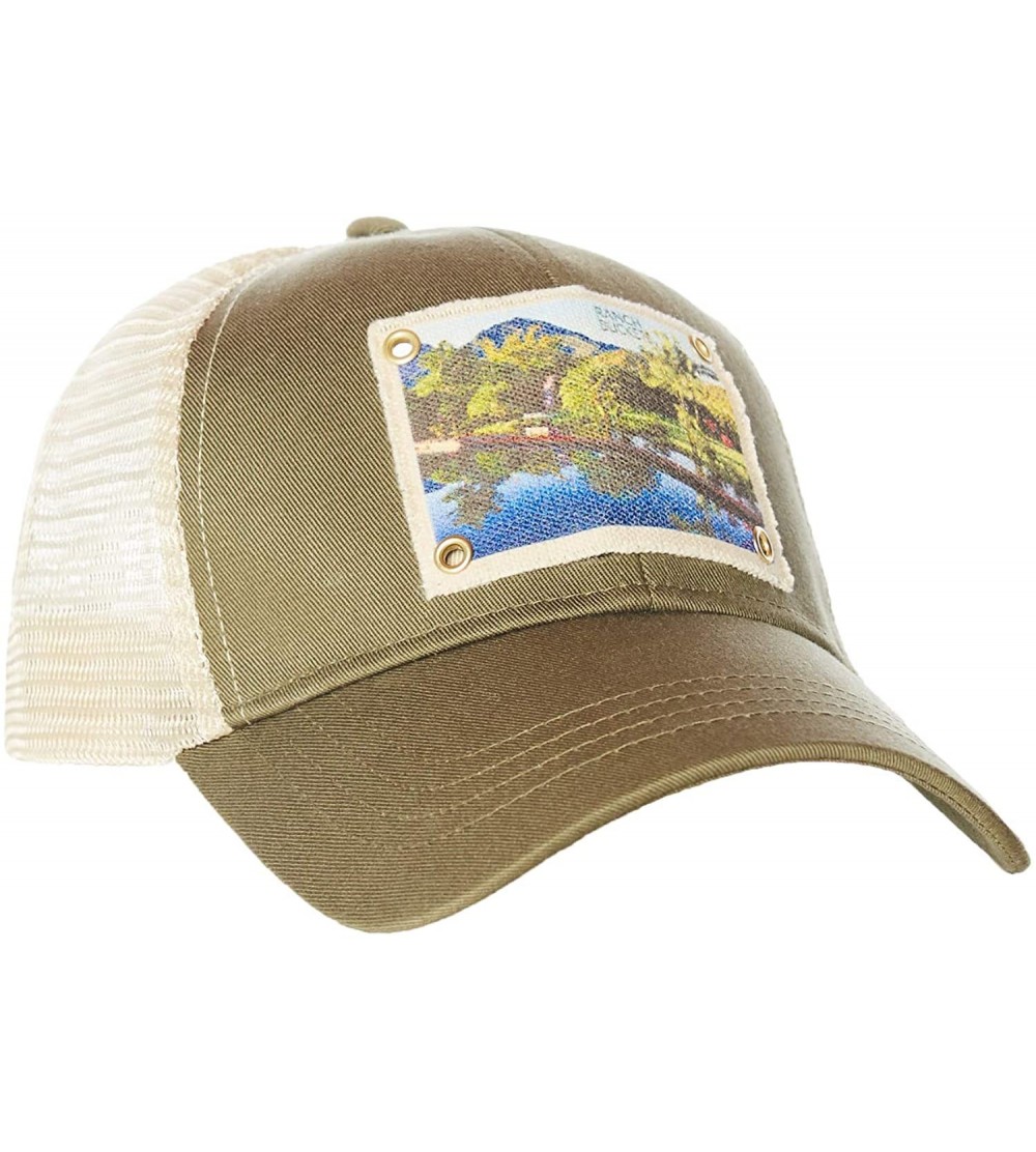 Baseball Caps Kauai Eco-Trucker Light Green - CM18O2YQ7G2 $22.10