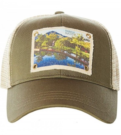 Baseball Caps Kauai Eco-Trucker Light Green - CM18O2YQ7G2 $22.10