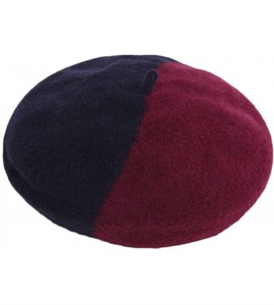 Berets Women's Wool Beret Hat Cap French Beret- Lightweight - French Beret - CY18X6UCARL $9.31