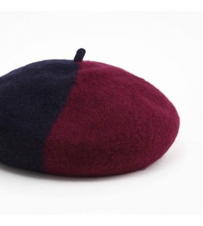 Berets Women's Wool Beret Hat Cap French Beret- Lightweight - French Beret - CY18X6UCARL $9.31