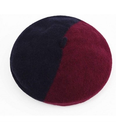 Berets Women's Wool Beret Hat Cap French Beret- Lightweight - French Beret - CY18X6UCARL $9.31