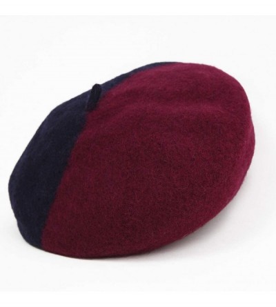 Berets Women's Wool Beret Hat Cap French Beret- Lightweight - French Beret - CY18X6UCARL $9.31