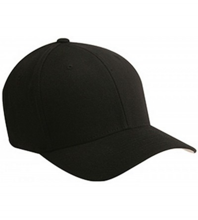Baseball Caps Cotton Twill Blend Cap- Black- XX-Large - CL12GNRLAFN $22.26