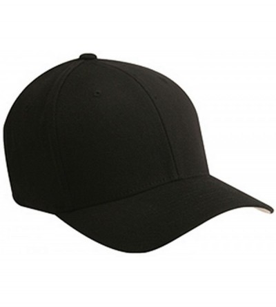 Baseball Caps Cotton Twill Blend Cap- Black- XX-Large - CL12GNRLAFN $8.54