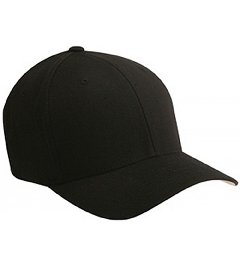 Baseball Caps Cotton Twill Blend Cap- Black- XX-Large - CL12GNRLAFN $8.54