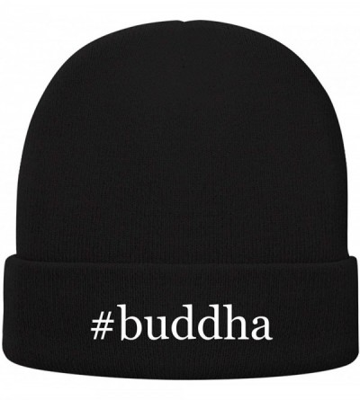 Skullies & Beanies Buddha - Hashtag Soft Adult Beanie Cap - Black - CF18OW4MOC5 $22.10