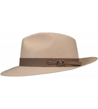 Cowboy Hats (1" & .5") Embossed Patterned Leather Panama Hat Band - "1"" Piel Tan" - CL194ML2TTI $29.19
