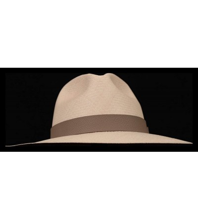 Cowboy Hats (1" & .5") Embossed Patterned Leather Panama Hat Band - "1"" Piel Tan" - CL194ML2TTI $13.24