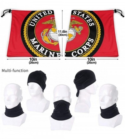 Balaclavas Neck Gaiter Headwear Face Sun Mask Magic Scarf Bandana Balaclava - United States Marines - CY1979MSIS0 $18.80