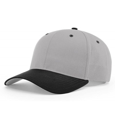 Baseball Caps 212 PRO Twill Snapback Flex Baseball HAT Blank FIT Cap - Grey/Black - CT187AM2XKX $6.88