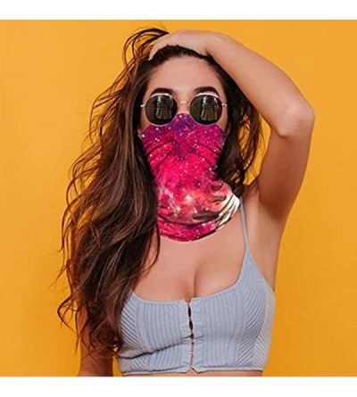 Balaclavas 5pcs Bandana Face Mask Neck Gaiter- Sports Scarf Mask Tube Headwear for Women And Men - Group 5 Ac03 - CO198NA0WTC...