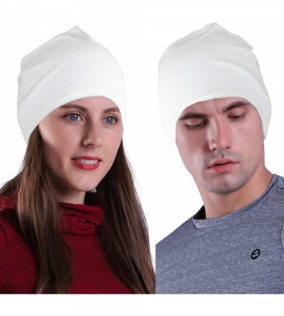 Skullies & Beanies Multifunctional Lightweight Beanies Running - Off-white Stone - CI193269680 $9.63