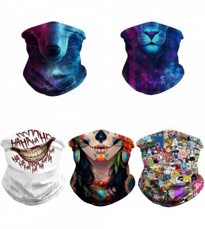 Balaclavas Bandana Face Mask Neck Gaiter- Cool Lightweight Unisex Scarf Mask Tube Multifunctional Headwear - CI1992MG2CC $19.77