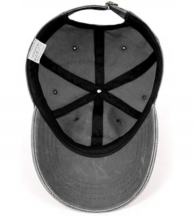 Baseball Caps Unisex Man's Baseball Cap Adjustable Mesh Caps Trucker Dad Hats Snapback Hat - Grey-4 - CM18A2ZNMOC $21.51
