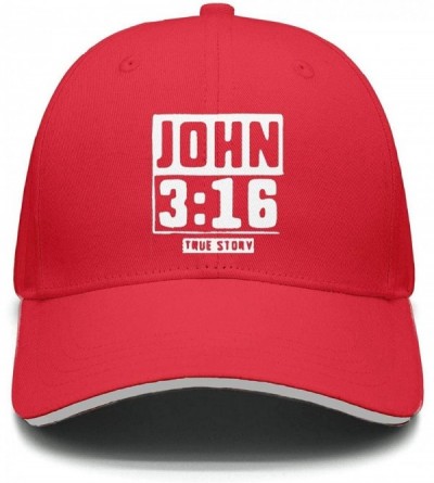 Baseball Caps John True Story Christian Unisex Cotton Denim Cowboy Cap Sports Dad Cap - John True Story-5 - CV18KR2T67U $22.82