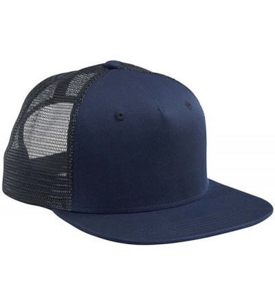 Baseball Caps Mens Surfer Trucker Cotton Twill Cap - Navy/Navy - CH11M9BJMVD $7.49