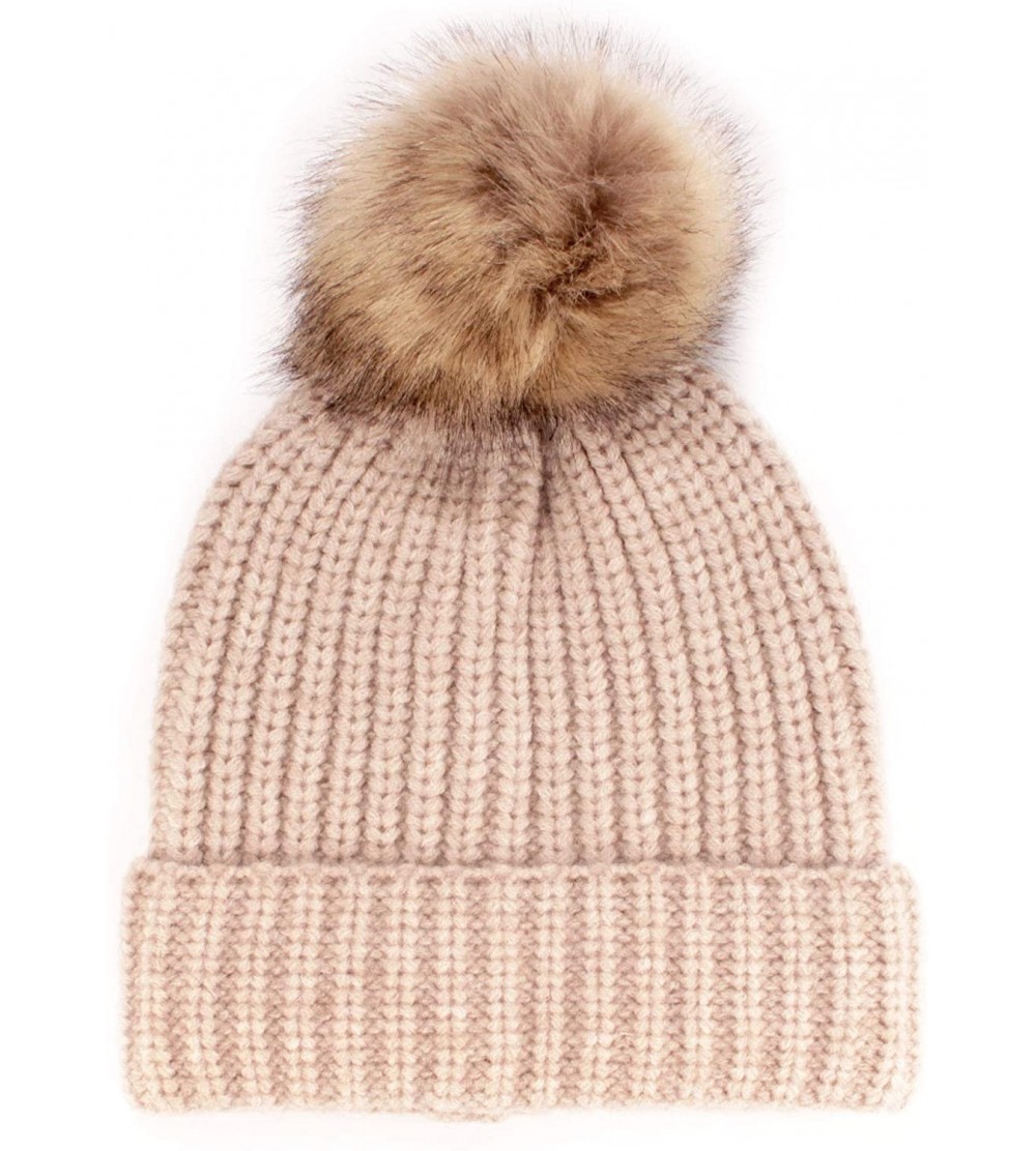 Skullies & Beanies Cozy Winter Christmas Theme Hat - 09 Beige Beanie - CU193YM94LN $10.92