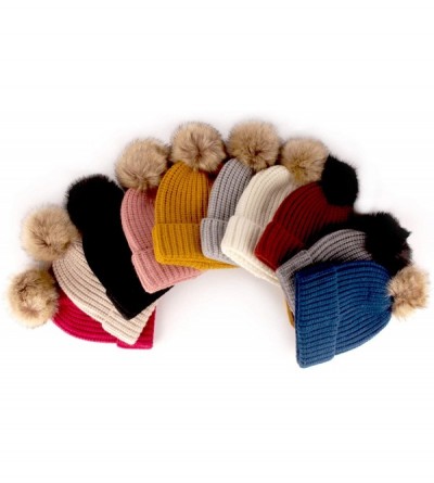 Skullies & Beanies Cozy Winter Christmas Theme Hat - 09 Beige Beanie - CU193YM94LN $10.92